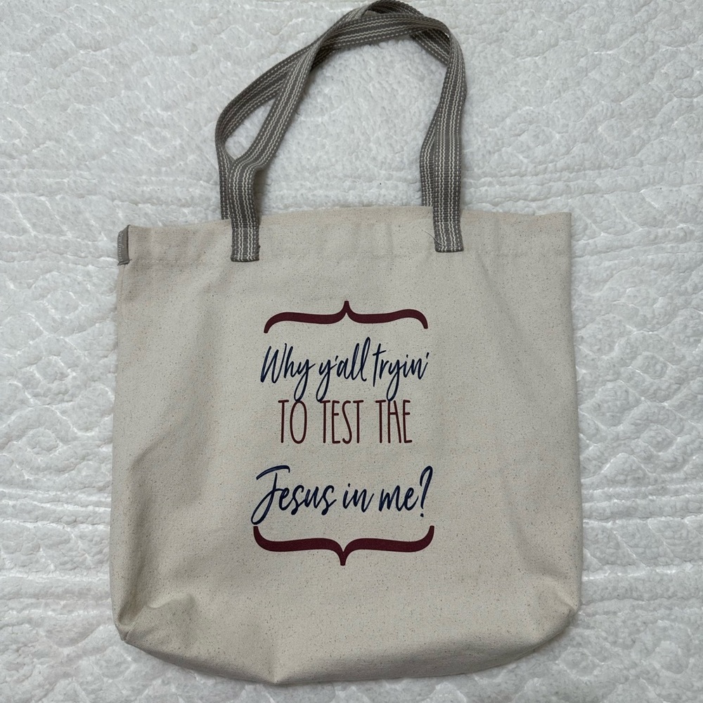 Thirty One Canvas Shopper Tote